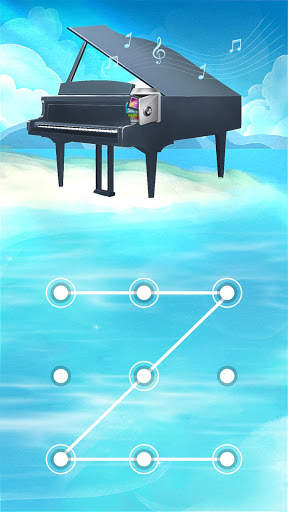 AppLock Live Theme Piano – Paid Theme screenshot 1