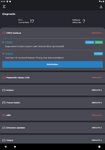 Carista OBD2 screenshot 11