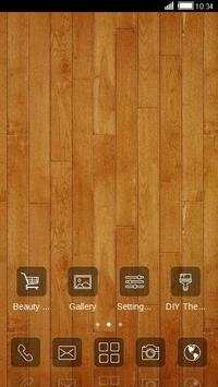 Wood Line C Launcher Theme screenshot 5