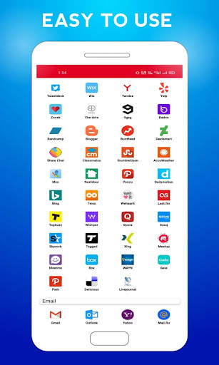 All in one social media and social networks app screenshot 2