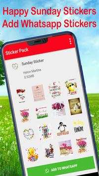 Happy Sunday stickers for whatsapp screenshot 5