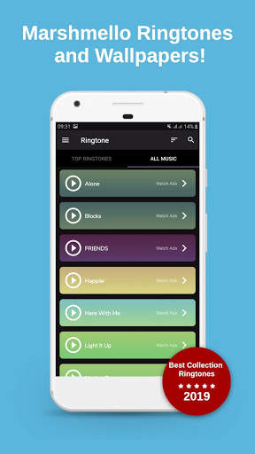 Free Marshmello Ringtones Offline screenshot 1