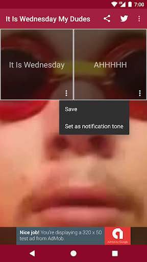 It Is Wednesday My Dudes Soundboard screenshot 2