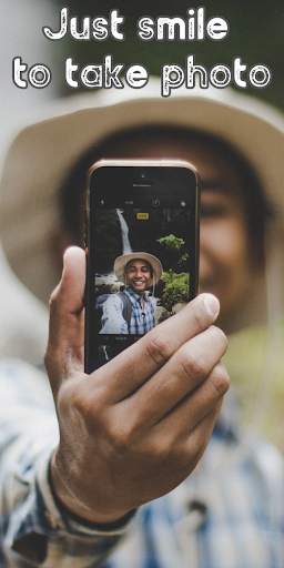 Face Camera -  smile to take photo screenshot 1