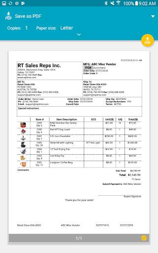 RepTime Order Writing App screenshot 6