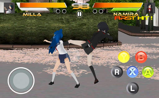 Schoolgirls Battle - Fighting Rumble Arena स्क्रीनशॉट 4