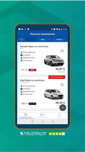 Aplicação Argus Car Hire screenshot 2