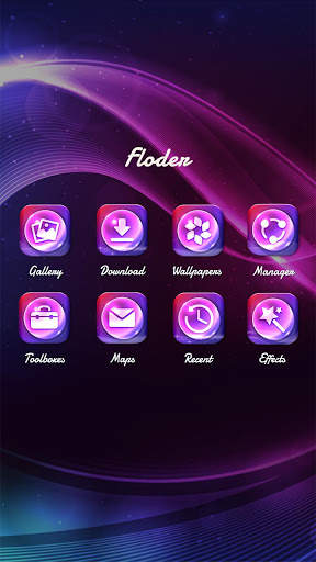Crystal Go Launcher Theme screenshot 4