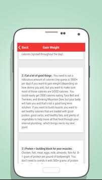 How To Gain Weight screenshot 2