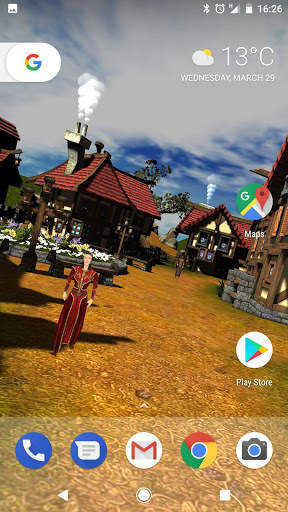 Cartoon Village 3D Live Wallpaper Lite screenshot 3