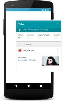 My Activity for Google (search & browsing History) screenshot 3