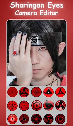 Sharingan Eyes Camera Editor screenshot 1