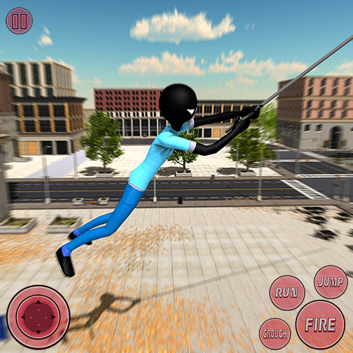 Stickman Rope Hero Mafia Crime Game icon