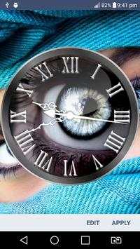 Eye Clock Live Wallpaper screenshot 2