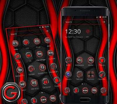 Red and Black Launcher Theme screenshot 4