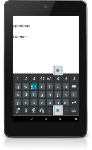 SpeedScript Tastatur free screenshot 11