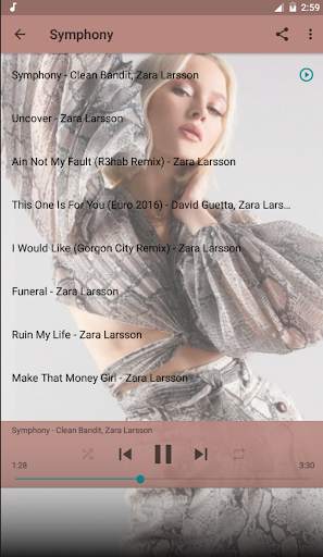 Zara Larsson Album Of Music screenshot 1