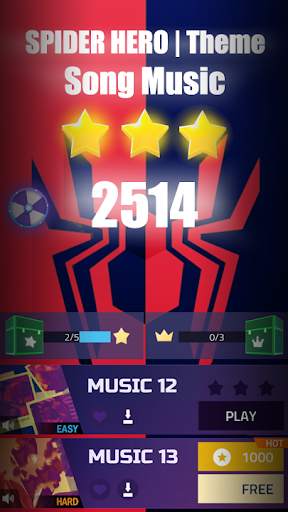 Spider Hero Man Piano screenshot 4