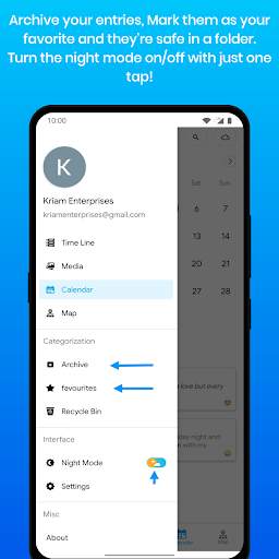 Secret Diary with lock- Auto backup screenshot 1
