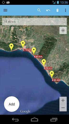 AndMeasure (Area & Distance) 4 تصوير الشاشة