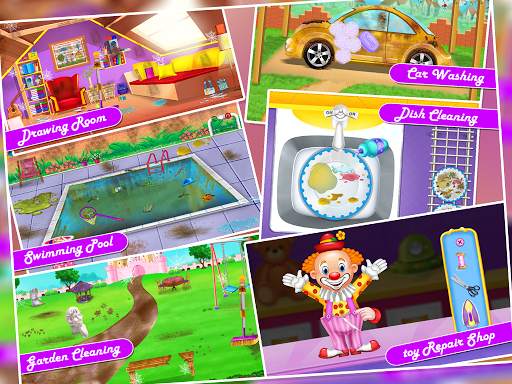 Home Cleanup 2 - Princess Girl House Cleaning Game screenshot 7
