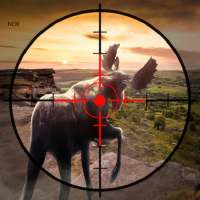 cerf de chasse classique africain 3D tireur 2020 logo