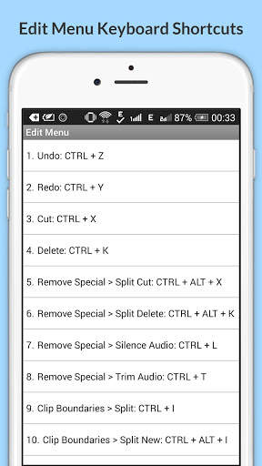 Gratis Audacity Scorciatoie screenshot 19