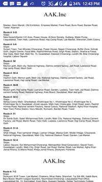 Karachi Bus Routes screenshot 6