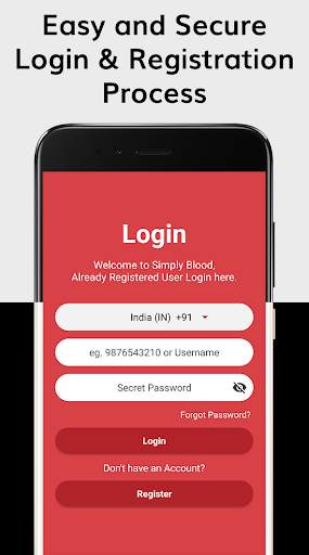 Simply Blood - Find Blood Donor скриншот 1
