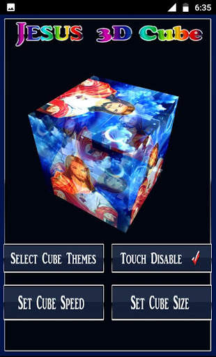 Jesus 3D Cube HD Live wallpaper screenshot 3