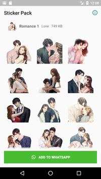 WAStickerApps Romance Stickers screenshot 2