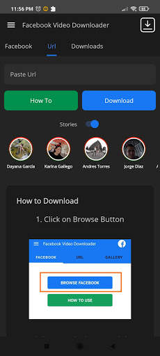 Descargar videos  de facebook screenshot 4