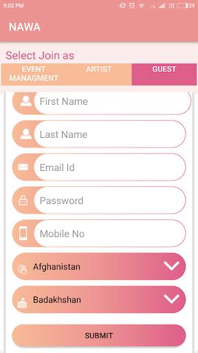 NAWA APP screenshot 1
