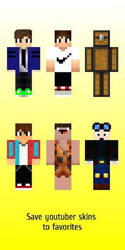 Youtubers skins for Minecraft screenshot 6