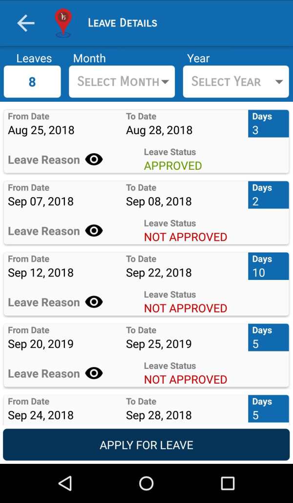 Haajri - Attendance App screenshot 3