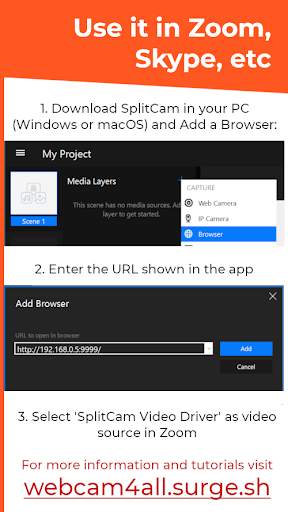 PRO Wireless webcam for PC - IP Camera screenshot 3