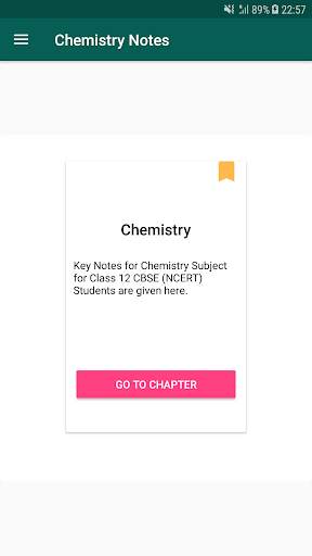Chemistry Notes скриншот 1