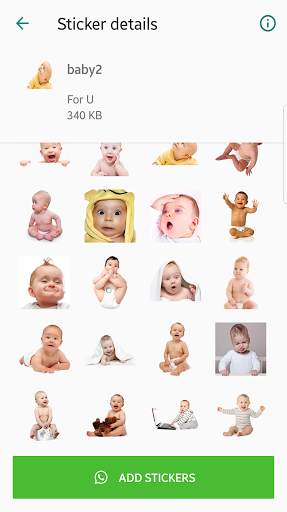 Stickers🥳Funny Baby WAStickerApps for WhatsApp screenshot 3