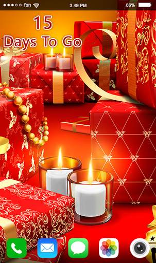 Christmas Countdown Live Wallpaper screenshot 4