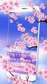 Pink Spring Blossom Keyboard screenshot 1