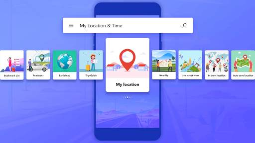 My Location & Time : Location Reminder & Tracker screenshot 1