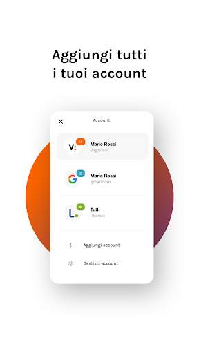 Virgilio Mail - Email App screenshot 1