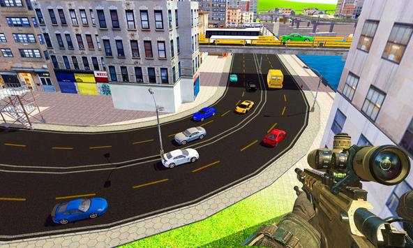Real sniper traffic shooter 3D screenshot 1