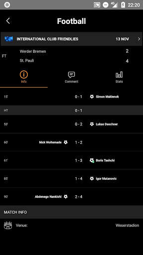 LiveFootball - LiveScore TV screenshot 3