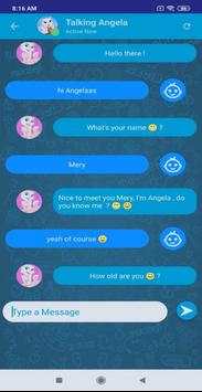 conversation et d'appel vidéo d'Angela📱Simulateur screenshot 3