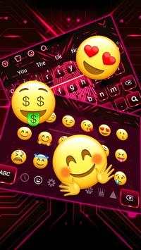 Black Red Fingerprint keyboard screenshot 3