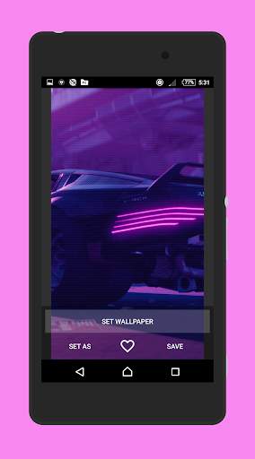 Synthwave Wallpaper HD - Vaporwave Outrun screenshot 5