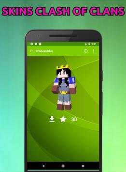 Le pelli di Clash of Clans per Minecraft PE 3D screenshot 3