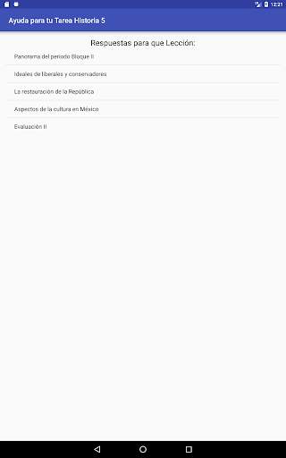 Ayuda para tu Tarea Historia 5 20 تصوير الشاشة