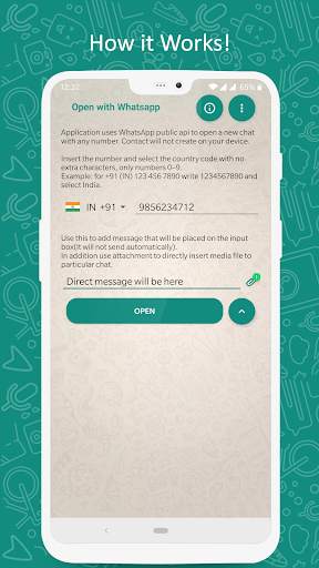 Chat Launcher - Open chat without saving number screenshot 2
